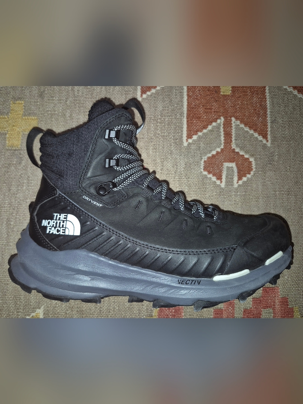 🔥The North Face 7.5 US VECTIV WP Leather Fastpack Insulated Rocker Hiking Boots